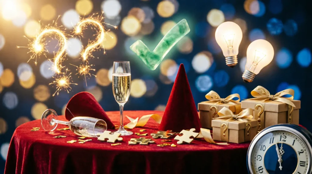 50+ Happy New Year Riddles with Answers for Parties